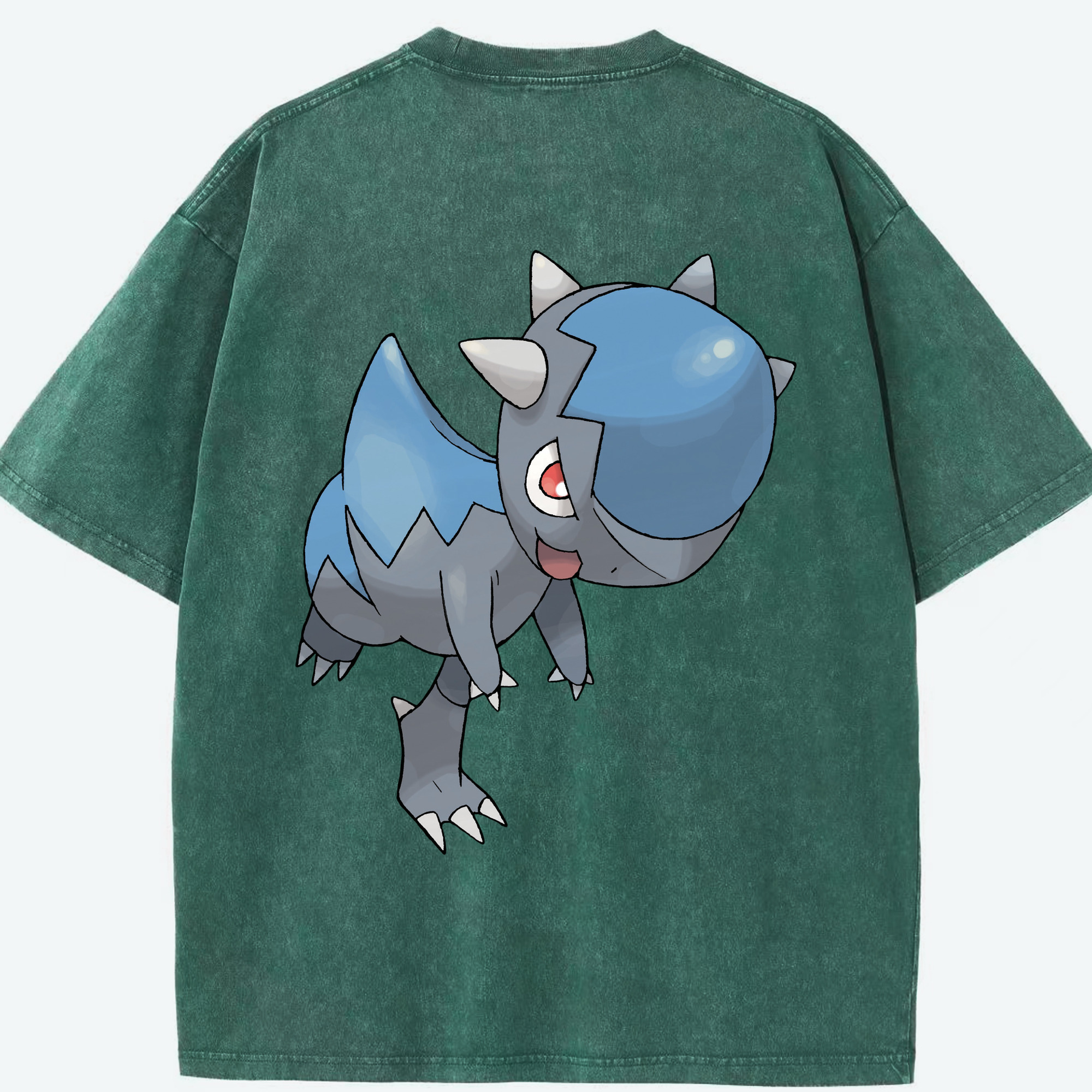 （画像用） ポケットモンスター Pokémon 綿100% ヴィンテージ風 半袖Tシャツ（背面プリント）